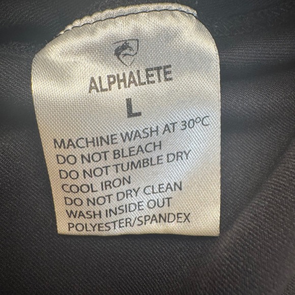 Alphalete Athletics Black Racerback Tank Top Womens Size L Athletic Workout - Picture 4 of 5